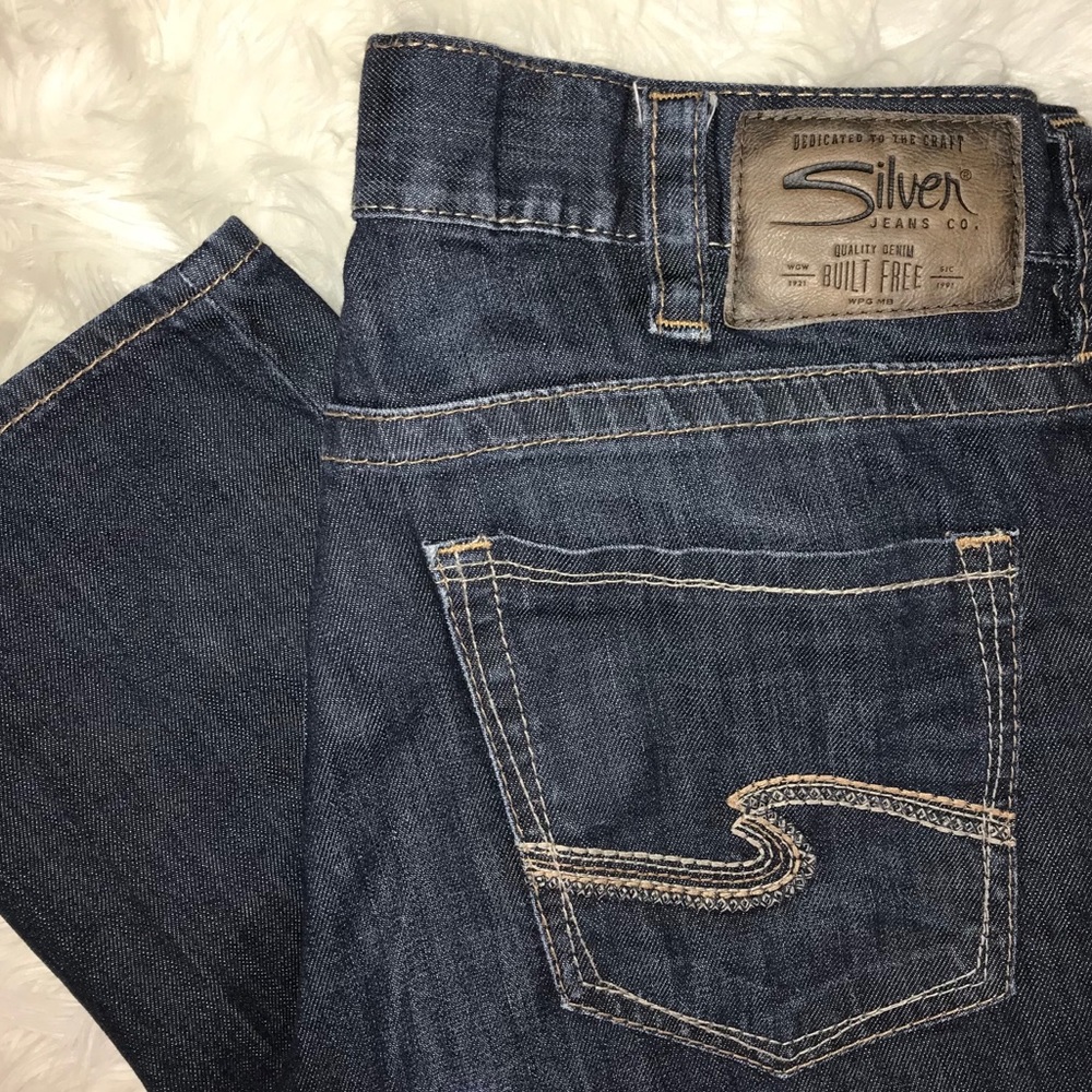 MEN’S SILVER JEANS